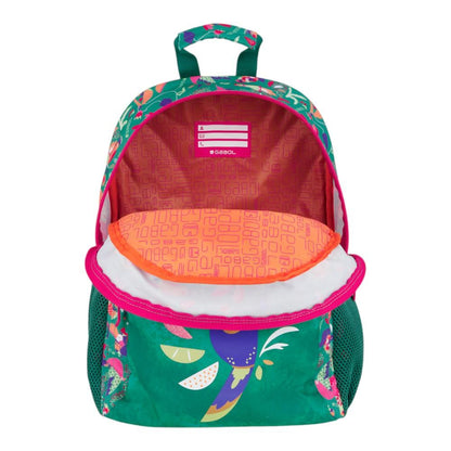 Mochila Escolar Gabol Vida Verde para Niña 1º y 2º de Primaria