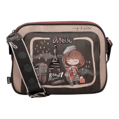 Bolso Bandolera Original 3 Compartimentos"Anekke"