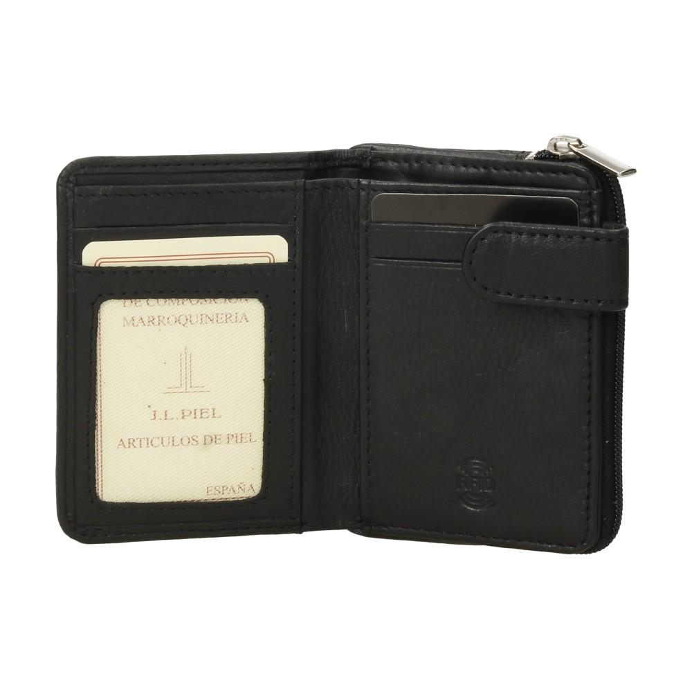 Luisipo Tarjetero/Cartera RFID Aluminio y Piel J.L