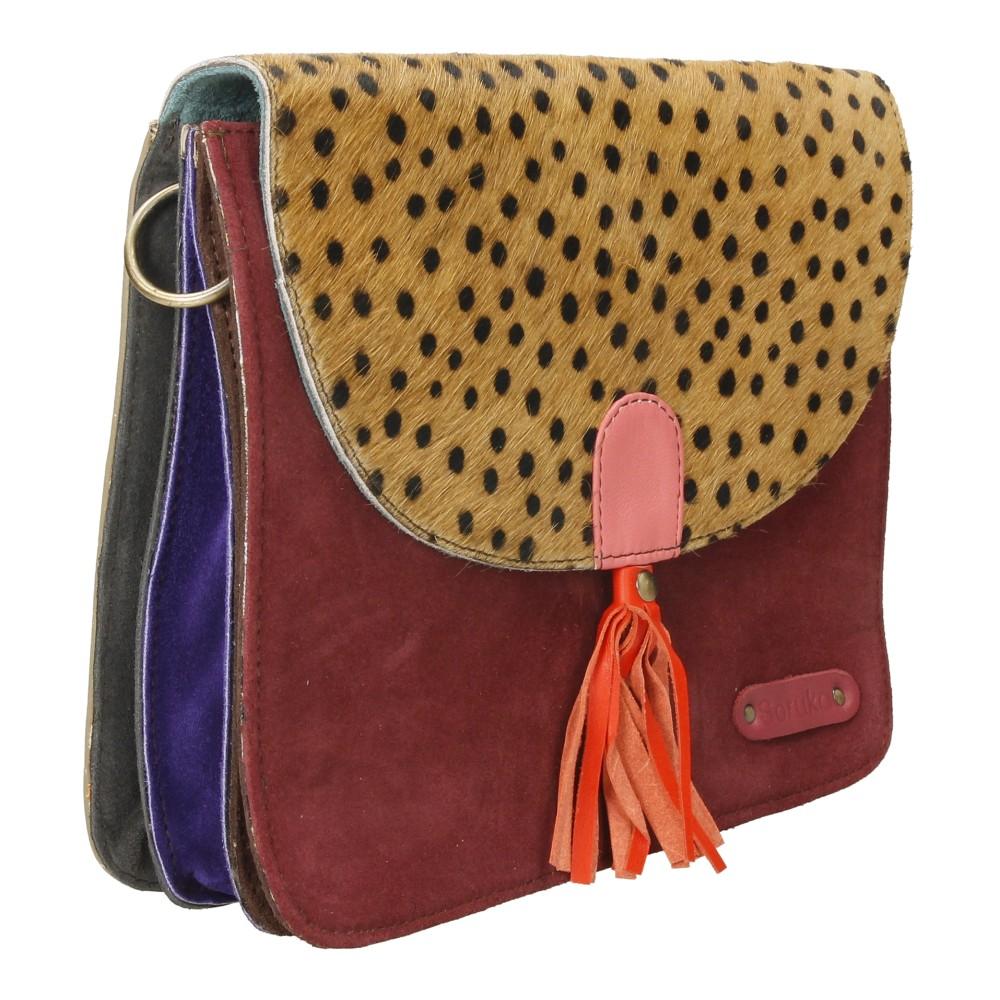 Bolso Bandolera De Piel Olivia Soruka