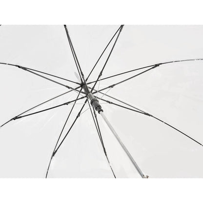 Paraguas Transparente Mujer Largo C-Collection Bright Negro