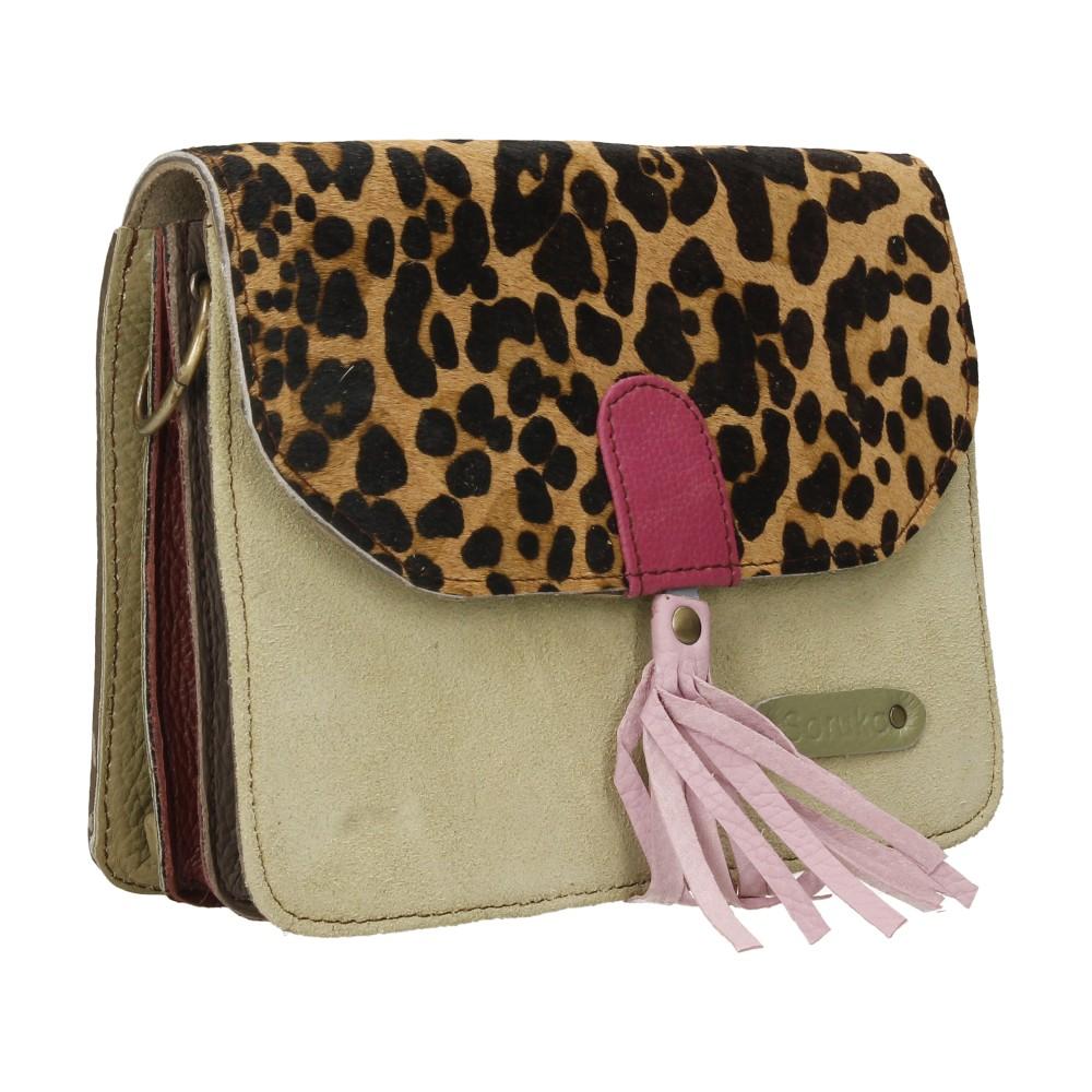 Luisipo Bolso Bandolera De Piel Claire Soruka