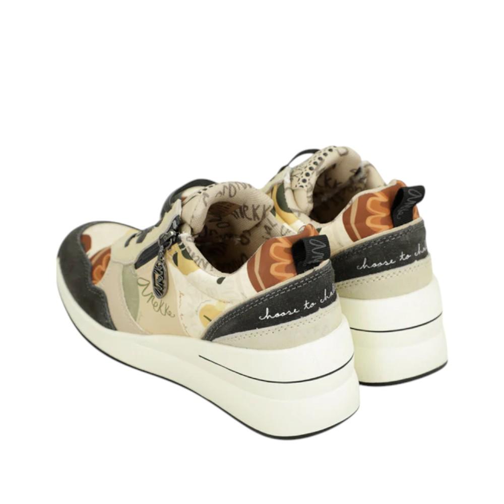 Deportivas Multicolor Con Cuña Anekke
