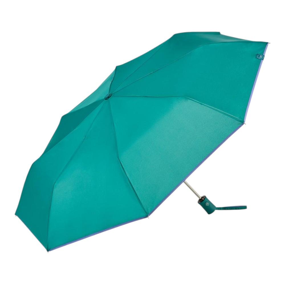 Paraguas Plegable Automático Mujer Bisetti ColorParty Turquesa