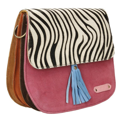 Bolso De Piel Rose Print Soruka