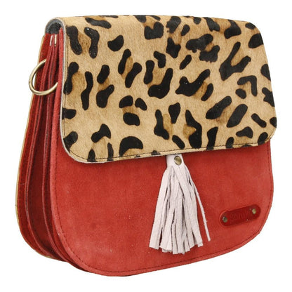 Bolso De Piel Rose Print Soruka