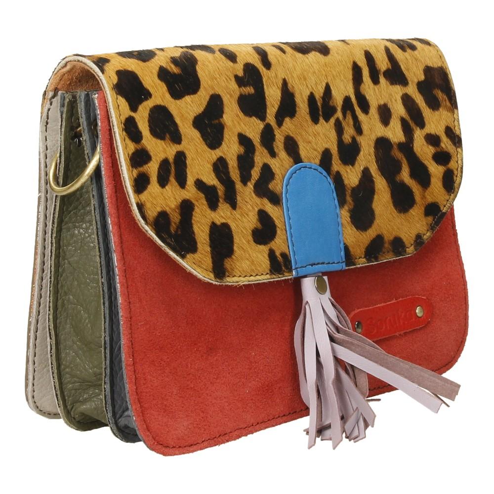 Bolso Bandolera De Piel Claire Soruka