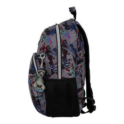 Mochila Escolar Pequeña Gabol Bugs Gris para 1º y 2º de Primaria