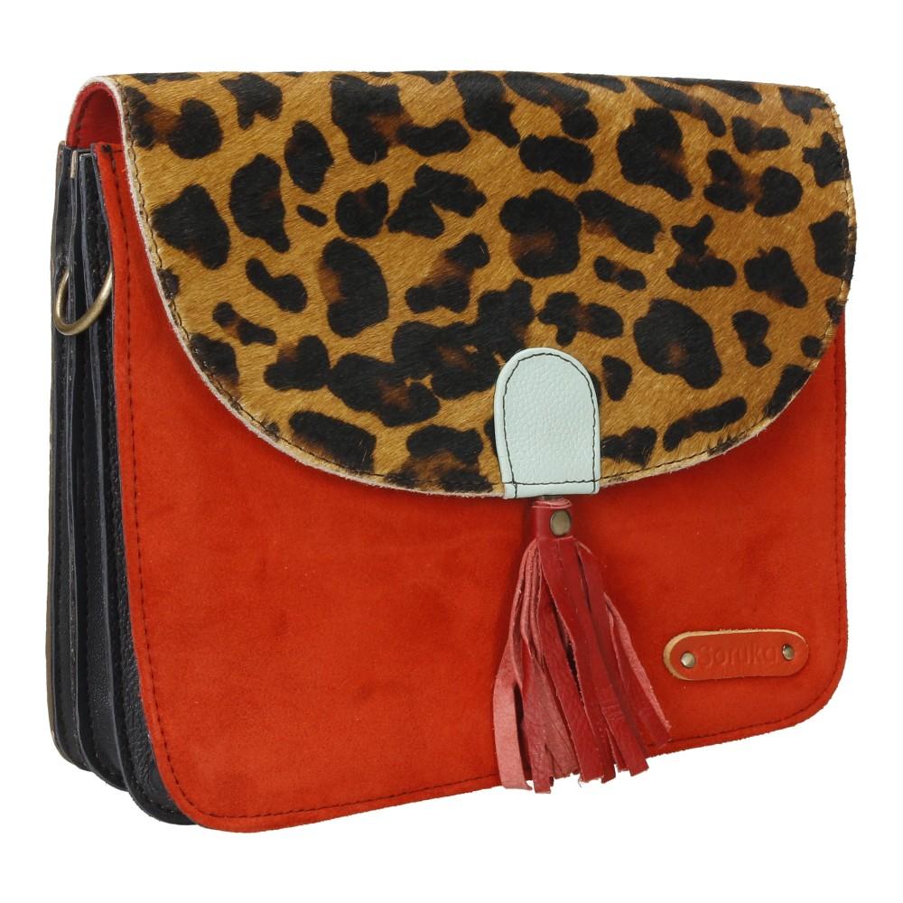 Bolso Bandolera De Piel Olivia Soruka