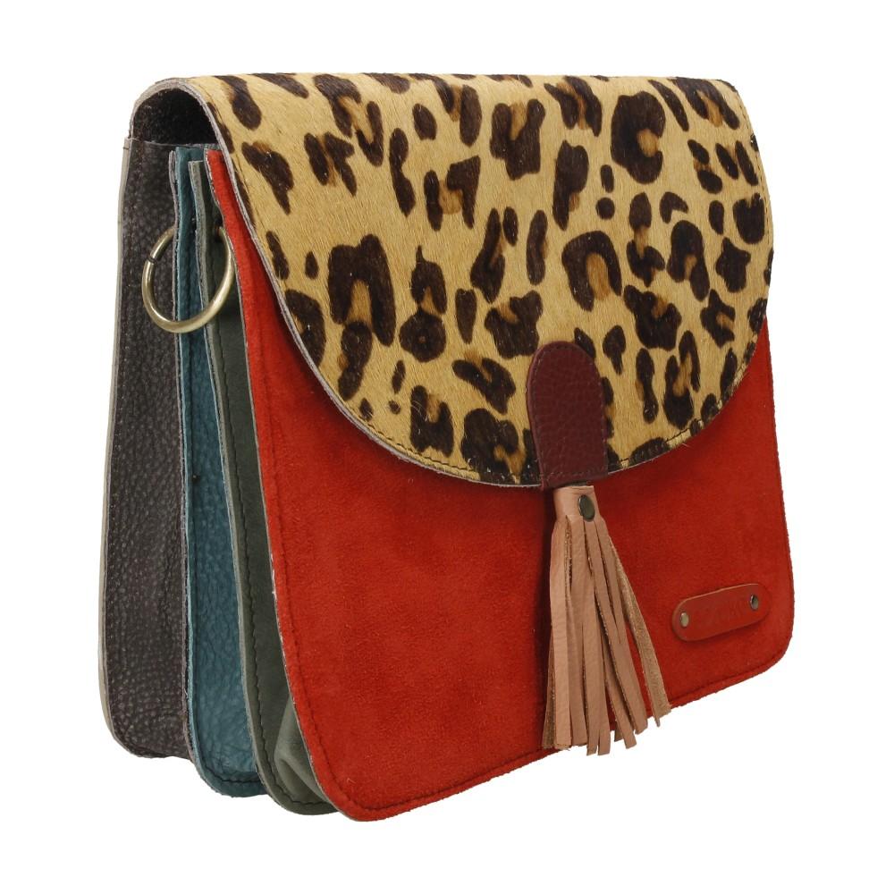 Bolso Bandolera De Piel Olivia Soruka