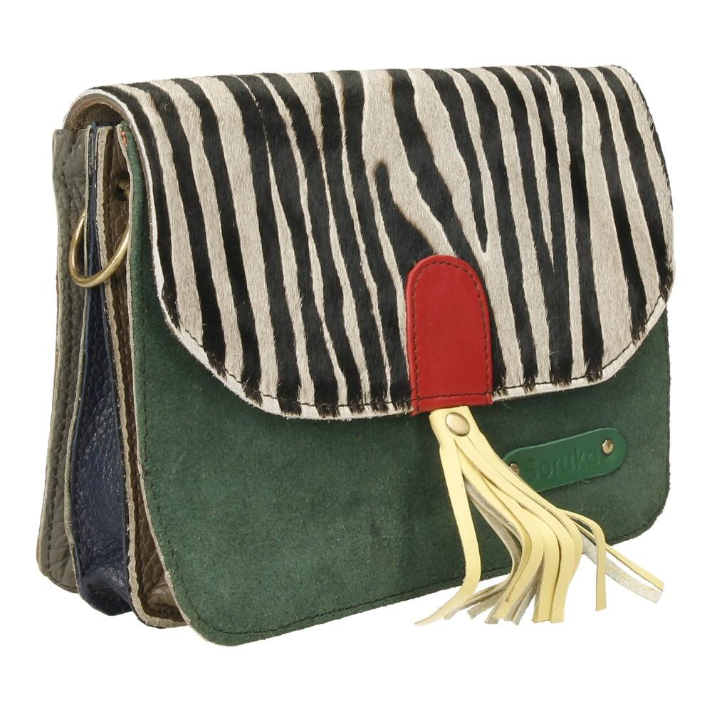 Bolso Bandolera De Piel Claire Soruka