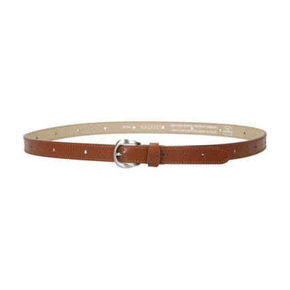 Cinturón De Piel Picado Zenia Mujer