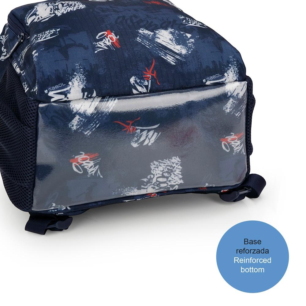 Mochila Escolar Gabol Dash Azul Marino para 1º y 2º de Primaria