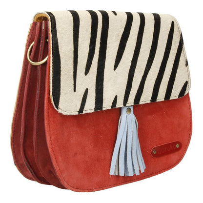 Bolso De Piel Rose Print Soruka