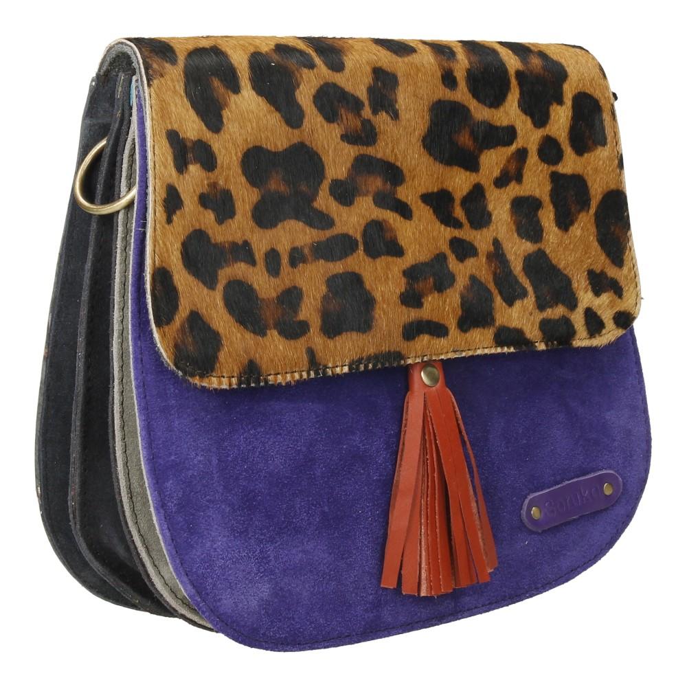 Bolso De Piel Rose Print Soruka