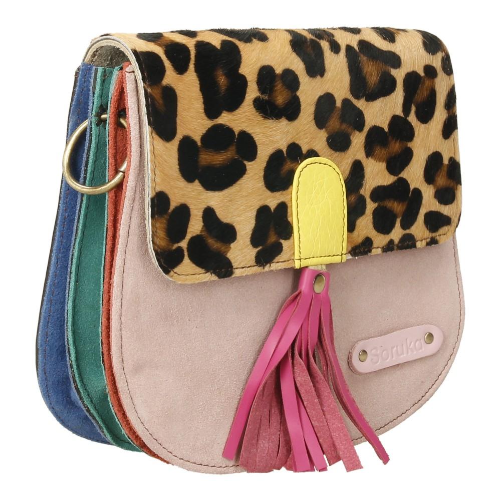 Bolso De Piel Lena Print Soruka