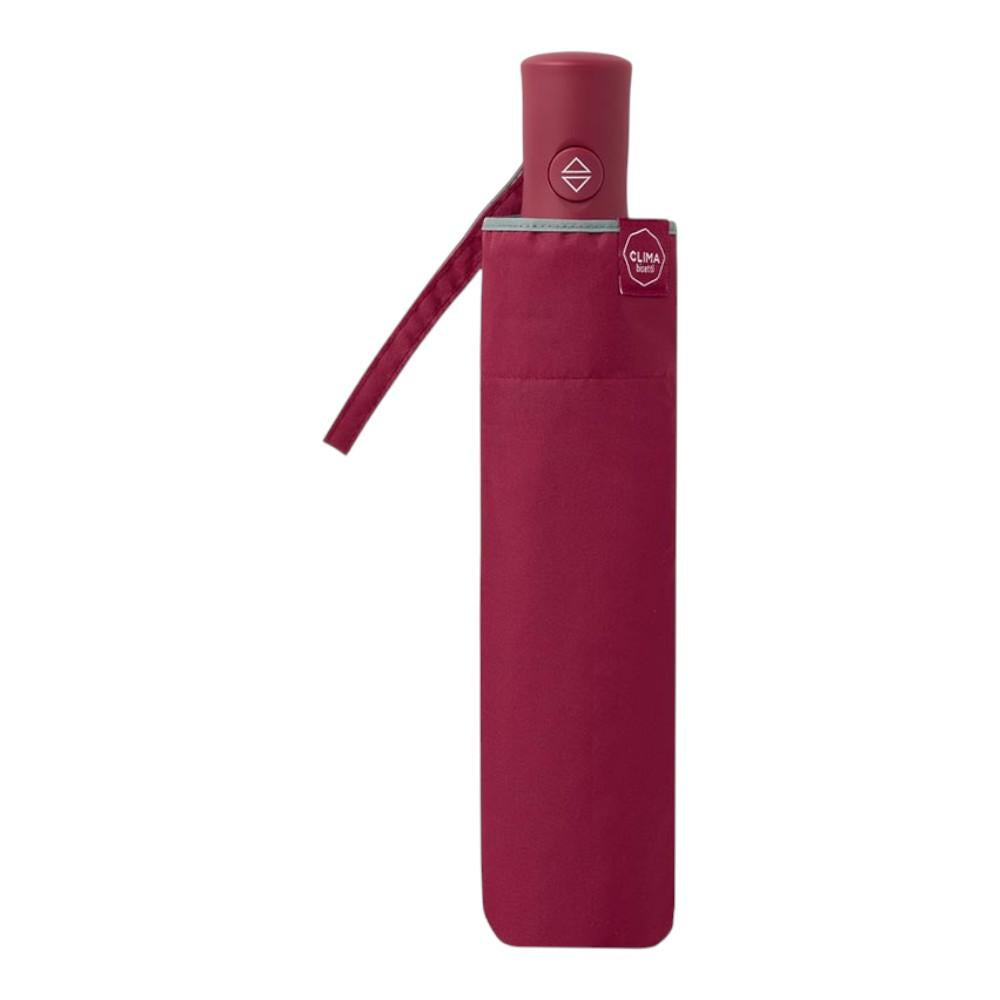 Paraguas Plegable Automático Mujer Bisetti ColorParty Granate