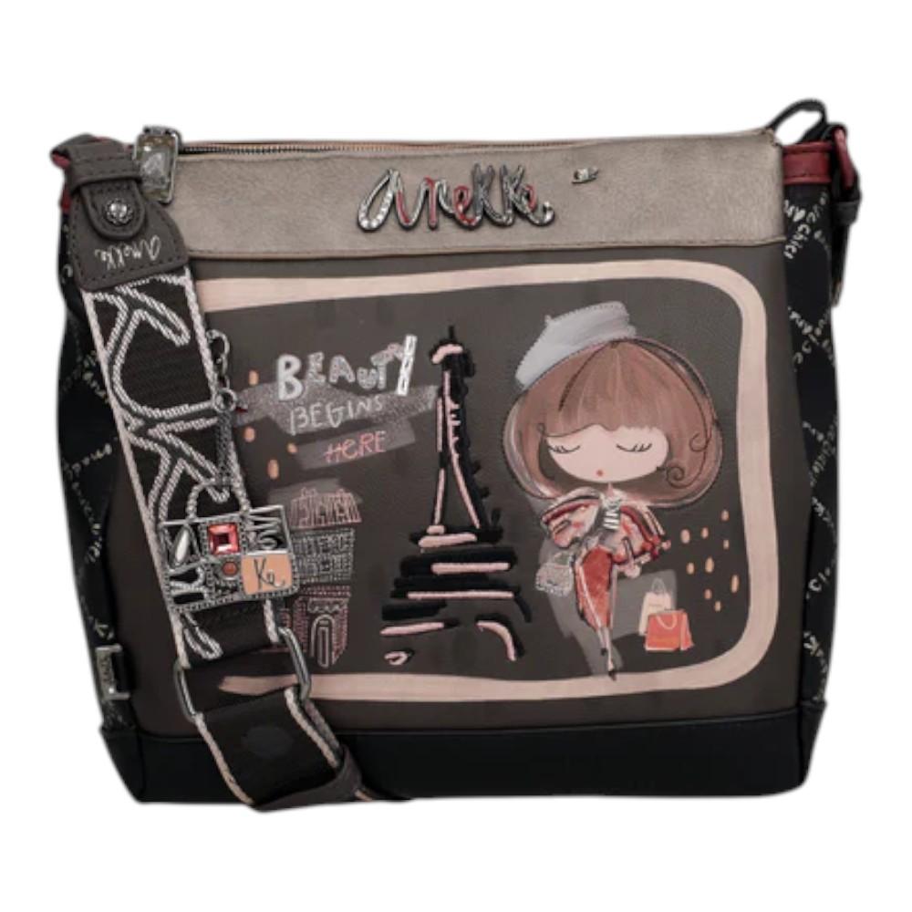Bolso Bandolera Original 3 Compartimentos"Anekke"