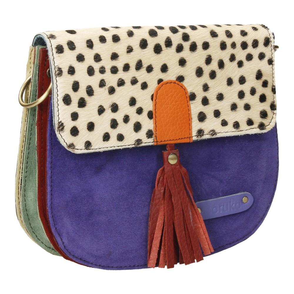 Bolso De Piel Lena Print Soruka