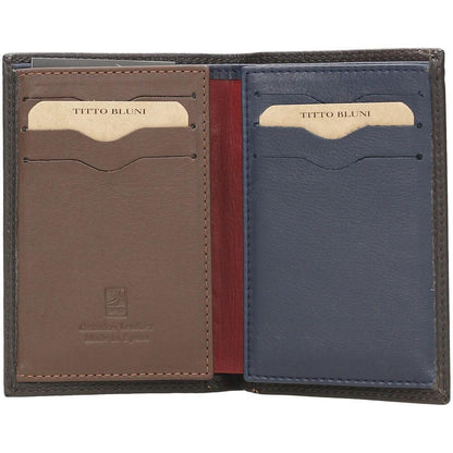 Cartera De Piel Casual Titto Bluni