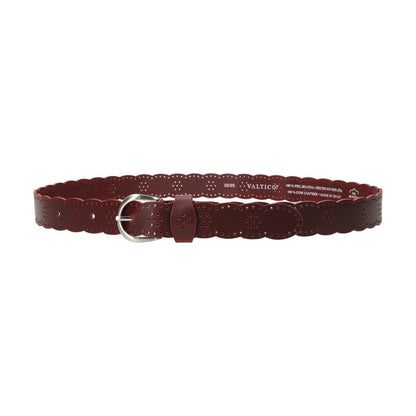 Cinturón De Piel Picado Zenia Mujer