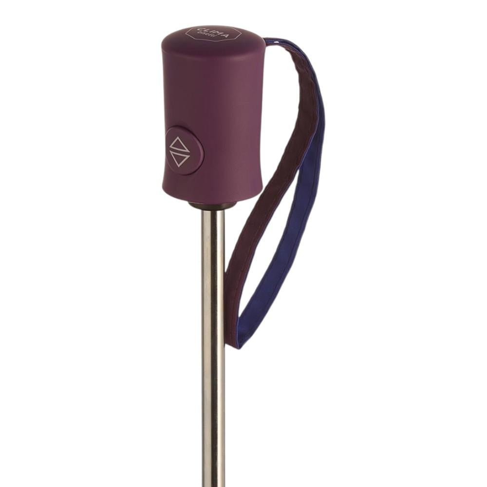 Paraguas Plegable Automático Mujer Bisetti ColorParty Berenjena