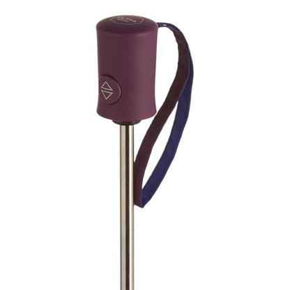 Paraguas Plegable Automático Mujer Bisetti ColorParty Berenjena