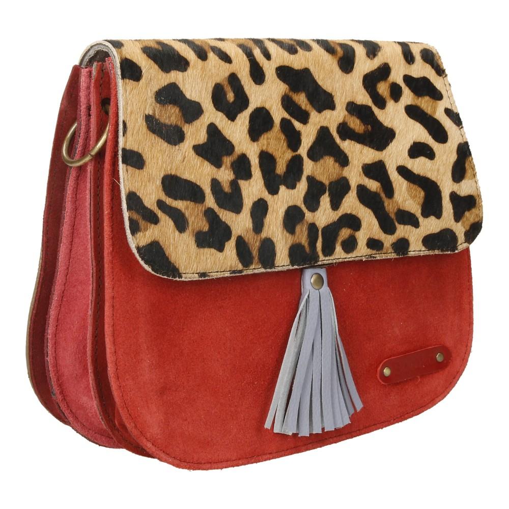 Bolso De Piel Rose Print Soruka