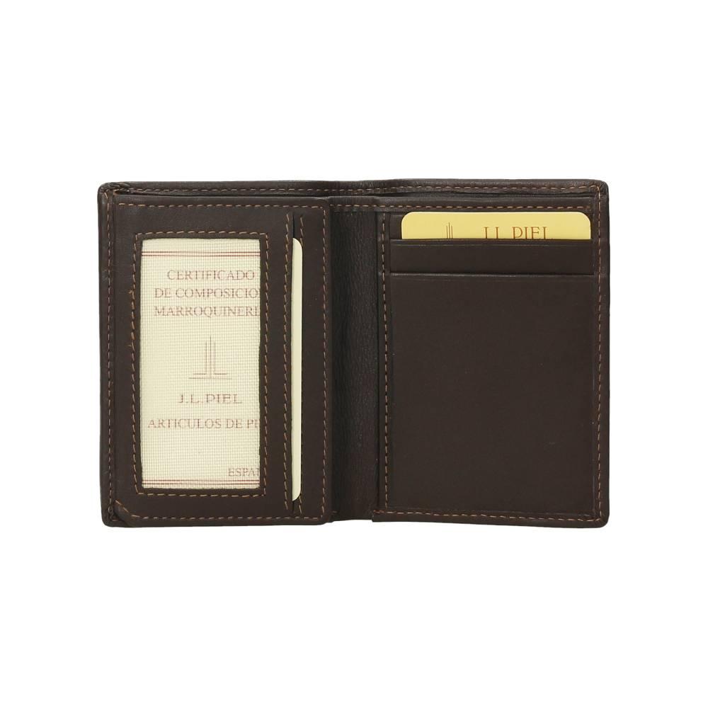 Cartera De Piel Hombre Coleccion Clasic J.L Piel