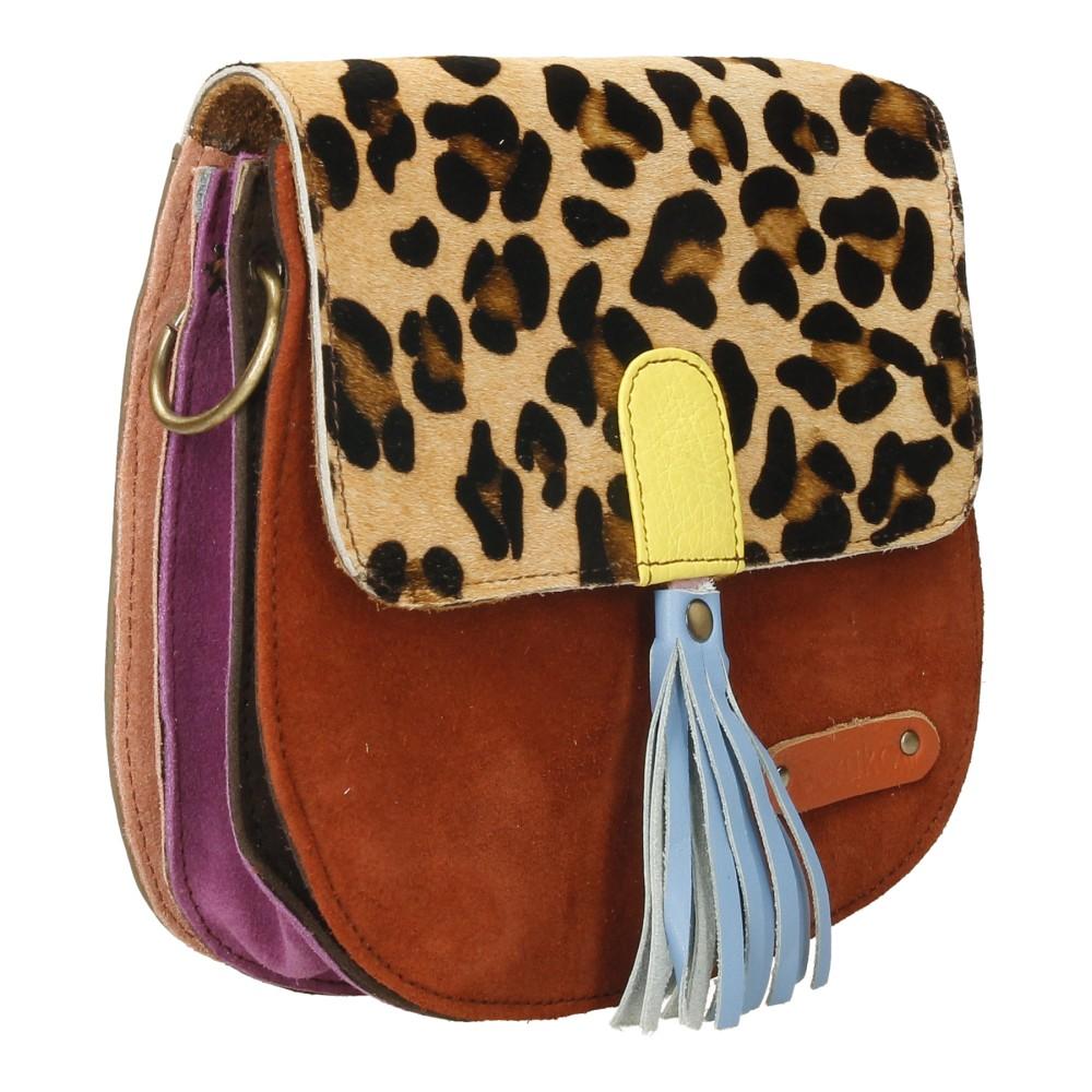 Bolso De Piel Lena Print Soruka