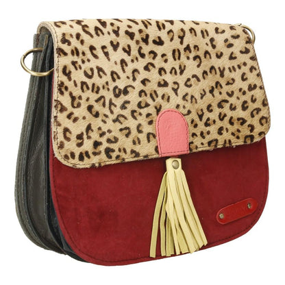 Bolso De Piel Rose Print Soruka