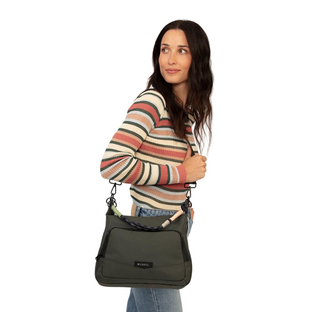 Bolso Mediano Colección Mina | Doble Compartimento | Sin PVC