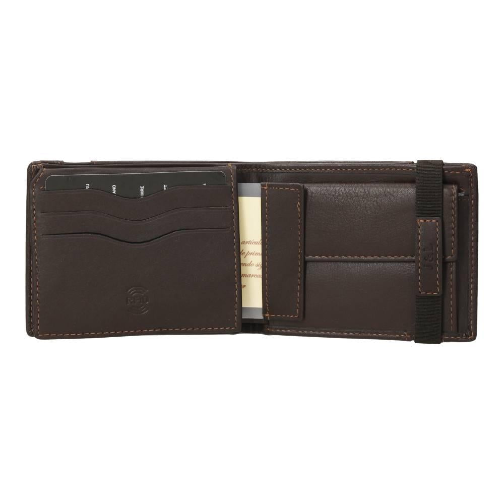 Cartera De Piel Con Goma J.L