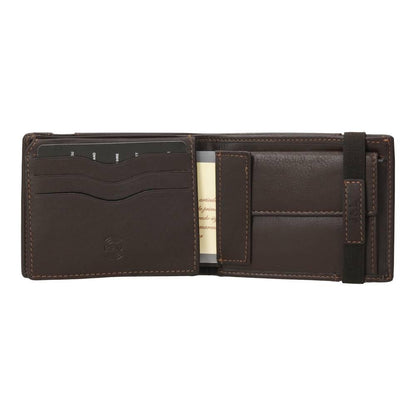 Cartera De Piel Con Goma J.L