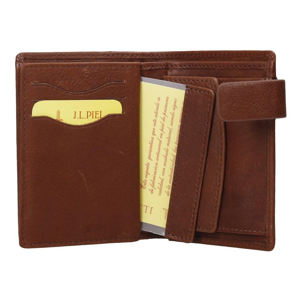 Cartera De Piel "Lavada-T" J.L Piel