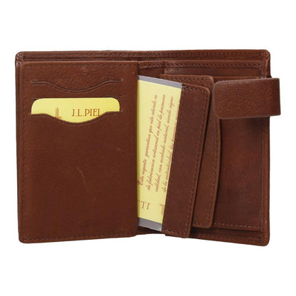 Cartera De Piel "Lavada-T" J.L Piel