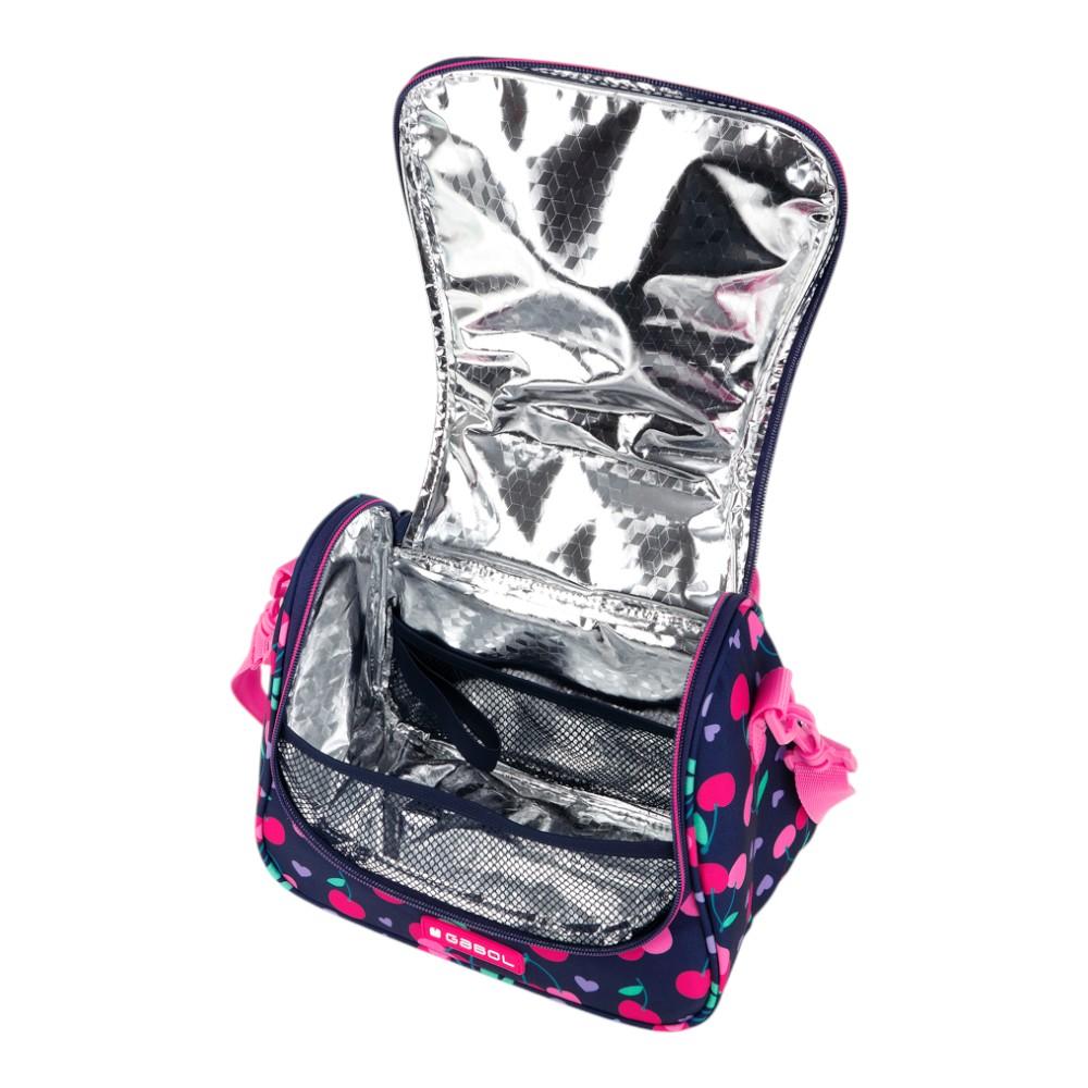 Nevera Térmica Escolar Gabol Sweet Azul Marino para Niña