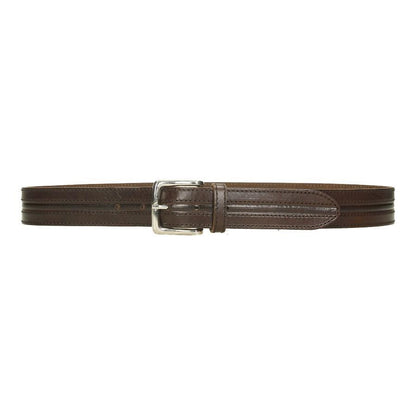 Cinturón De Piel Raya Ancha GS