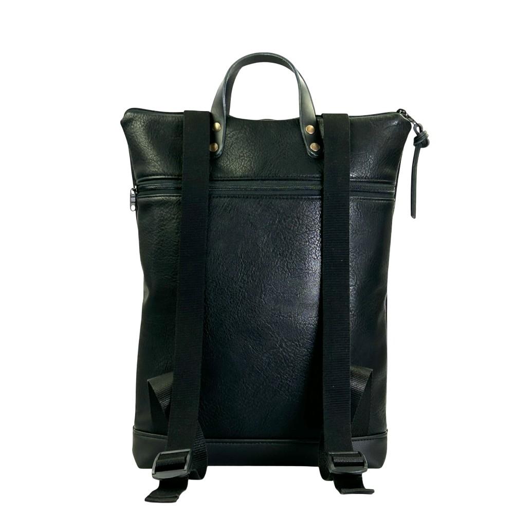 Luisipo Mochila Book Holder Iconic Brunello DZ Negra y Amarillo