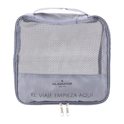 Set 6 Organizadores Maleta Gris Viaje