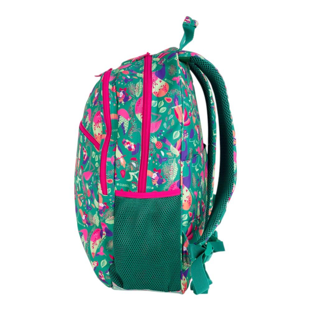 Mochila Escolar Gabol Vida Adaptable a Carro 2 Compartimentos