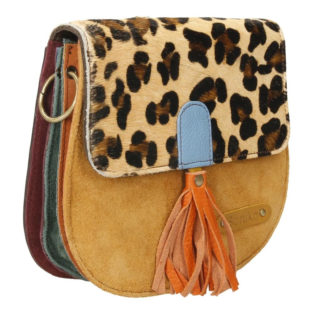 Bolso De Piel Lena Print Soruka