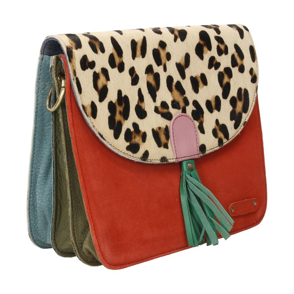 Bolso Bandolera De Piel Olivia Soruka