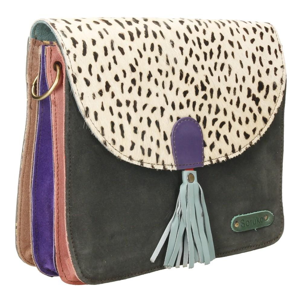 Bolso Bandolera De Piel Olivia Soruka