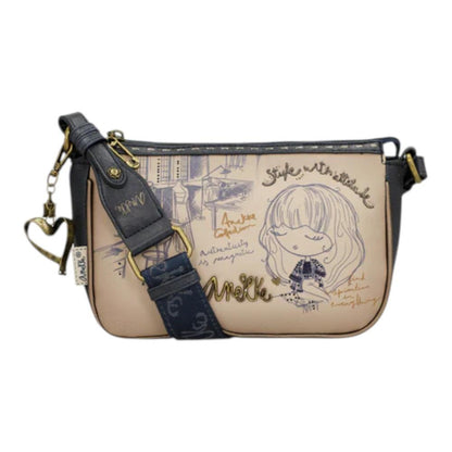 Bolso Bandolera Original 3 Compartimentos"Anekke"