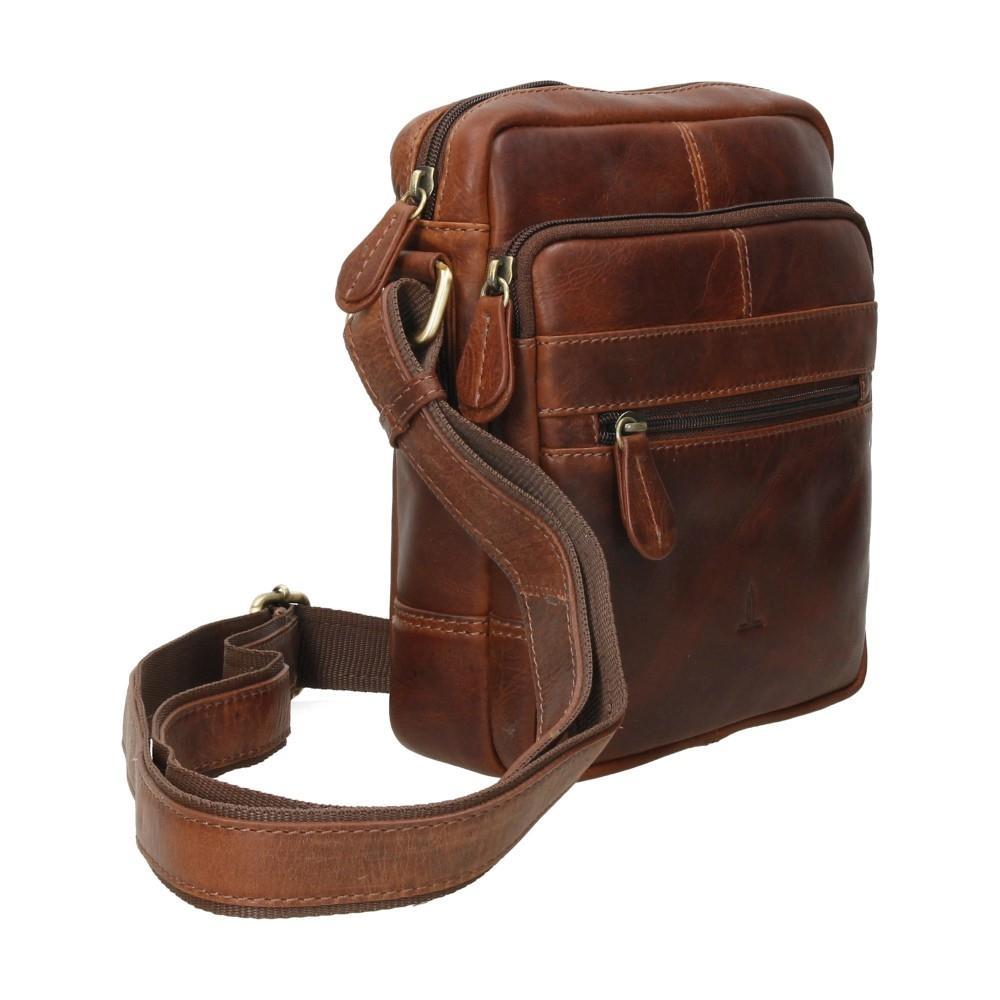 Bolso De Hombre De Piel Engrasada J.L