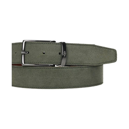 Cinturón De Piel Reversible/Serraje Klok