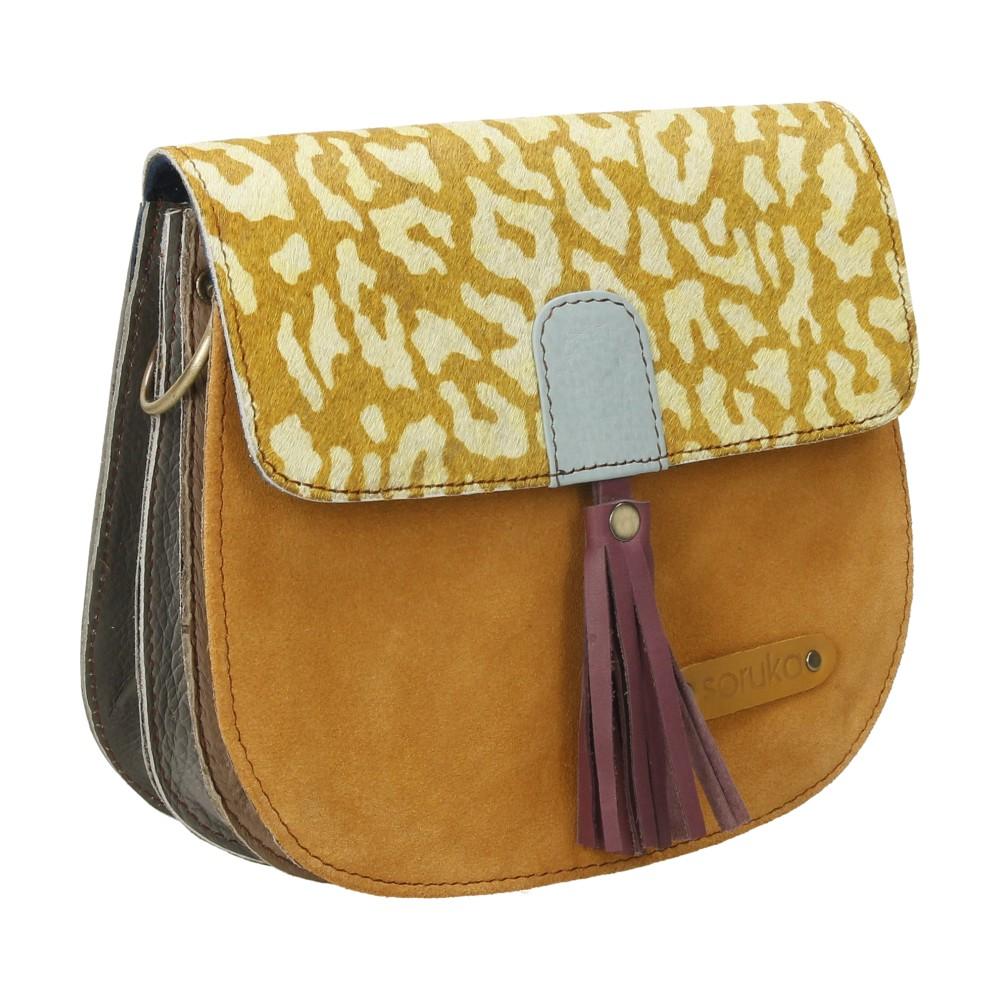 Bolso Bandolera De Piel Lena Soruka