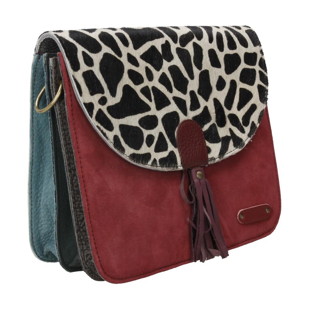 Bolso Bandolera De Piel Olivia Soruka