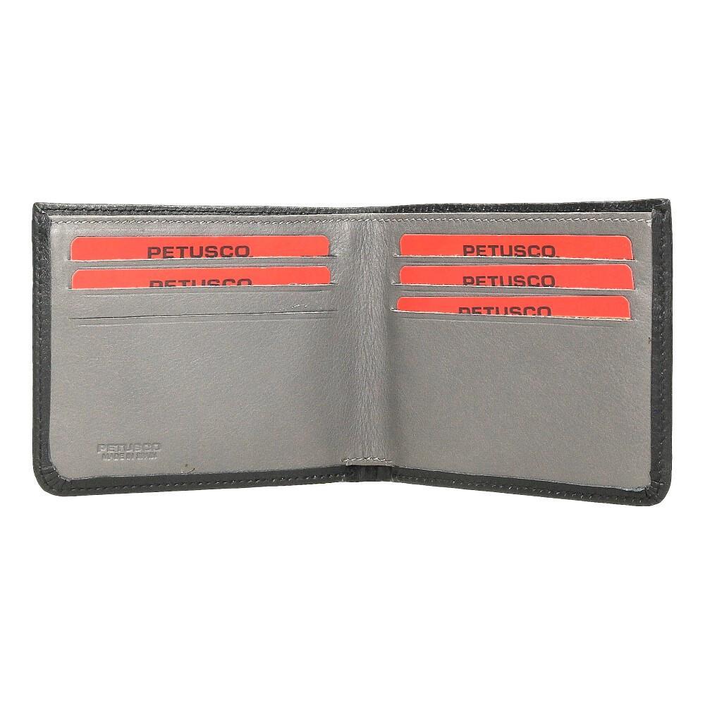 Cartera De Piel Con Bolsillo Secreto Petusco